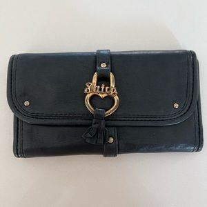 Black Leather Juicy wallet